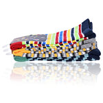 Kinder Ringelsocken Mädchen Jungs Baumwolle bunt - 10