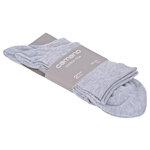 Damen Rollrand-Socken Baumwolle Camano grau melange - 4