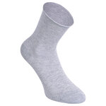Damen Rollrand-Socken Baumwolle Camano grau melange - 6