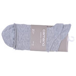 Damen Rollrand-Socken Baumwolle Camano grau melange - 2