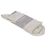 Damen Rollrand-Socken Baumwolle Camano beige-melange - 4