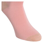 Damensocken seidenweich mit Glitzerfäden Silky lantana rosa-style - 4