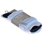 Damensocken seidenweich mit Glitzerfäden Silky angel falls blau-style - 3