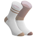 Damensocken seidenweich mit Glitzerfäden camano Silky natural braun-style - 1