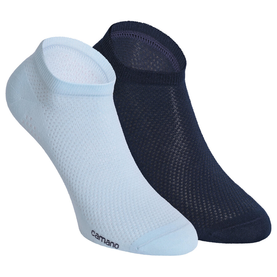 Damen Sneakersocken mesh Gewebe Camano angel falls blau-mix