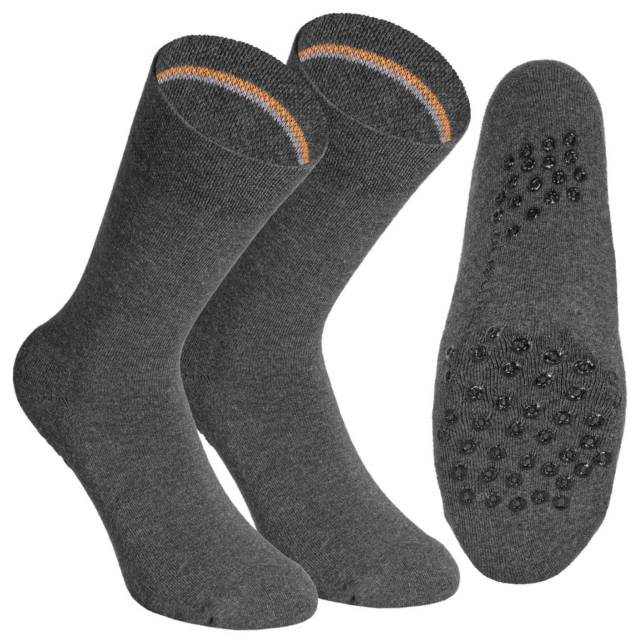 ABS Antirutsch-Socken camano anthrazit melange