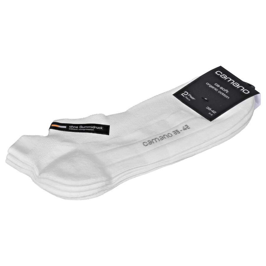 Flap Sneakersocken Baumwolle camano weiß - 4