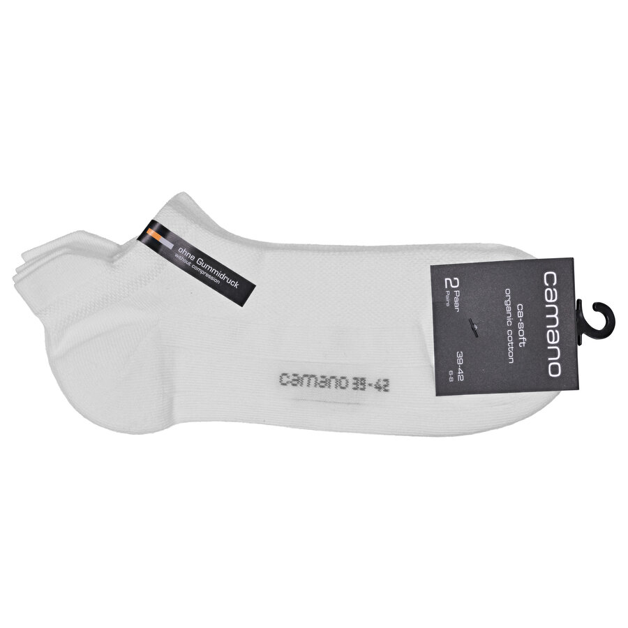 Flap Sneakersocken Baumwolle camano weiß - 2