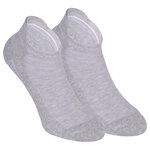 Flap Sneakersocken Bio-Baumwolle camano grau-weiß-mix - 11