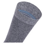Damen Socken Bio-Baumwolle Apollo Muster Ringel Herzen Sterne grau-marine-mix - 3