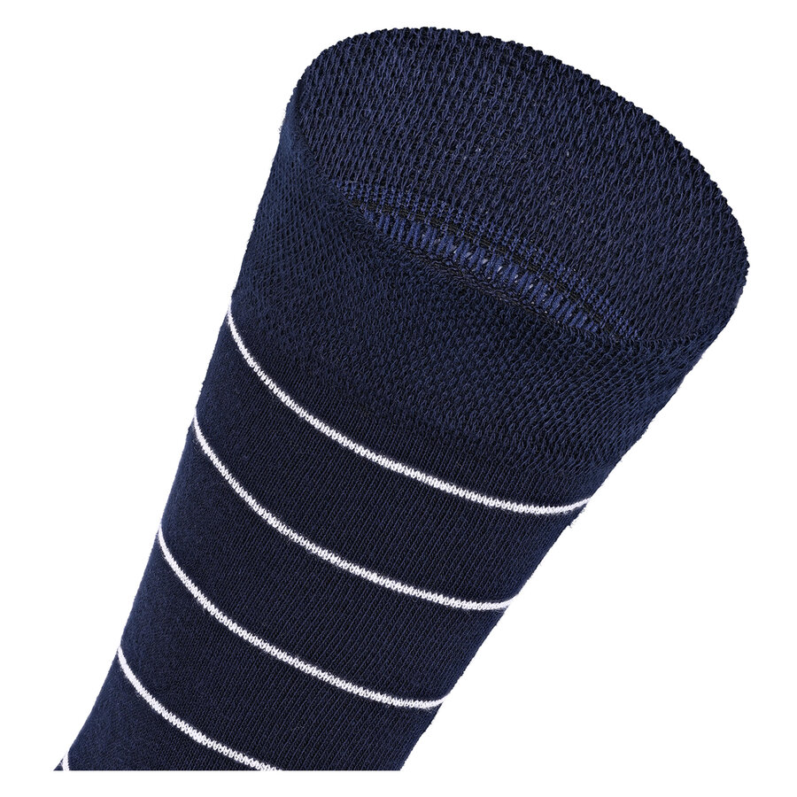 Damen Socken Baumwolle Apollo Muster Ringel Herzen Sterne grau-marine-mix - 16