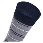 Damen Socken Bio-Baumwolle Apollo Muster Ringel Herzen Sterne grau-marine-mix - 4
