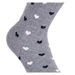 Damen Socken Bio-Baumwolle Apollo Muster Ringel Herzen Sterne grau-marine-mix - 18