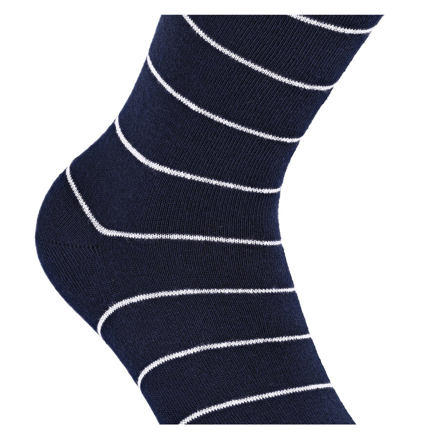 Damen Socken Baumwolle Apollo Muster Ringel Herzen Sterne grau-marine-mix - 19