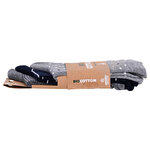 Damen Socken Bio-Baumwolle Apollo Muster Ringel Herzen Sterne grau-marine-mix - 12