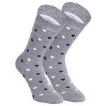 Damen Socken Bio-Baumwolle Apollo Muster Ringel Herzen Sterne grau-marine-mix - 23