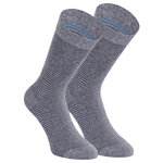 Damen Socken Bio-Baumwolle Apollo Muster Ringel Herzen Sterne grau-marine-mix - 10
