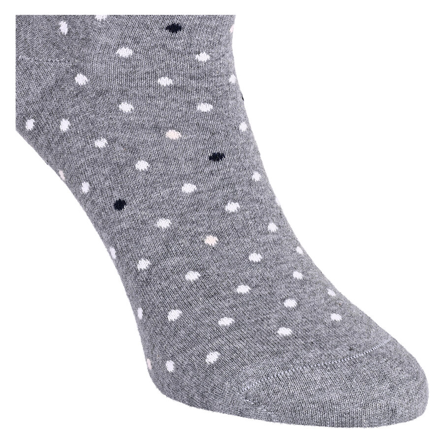 Damen Socken Baumwolle Apollo Muster Ringel Herzen Sterne grau-marine-mix - 26