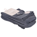 Herren Kurzsocken extra weites Bündchen stahlgrau - 7