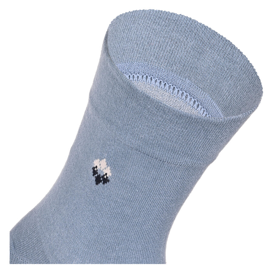 Herren Kurzsocken extra weites Bündchen jeans-blau - 3