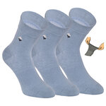 Herren Kurzsocken extra weites Bündchen jeans-blau - 1