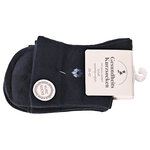Herren Kurzsocken extra weites Bündchen navy-marine-blau - 2