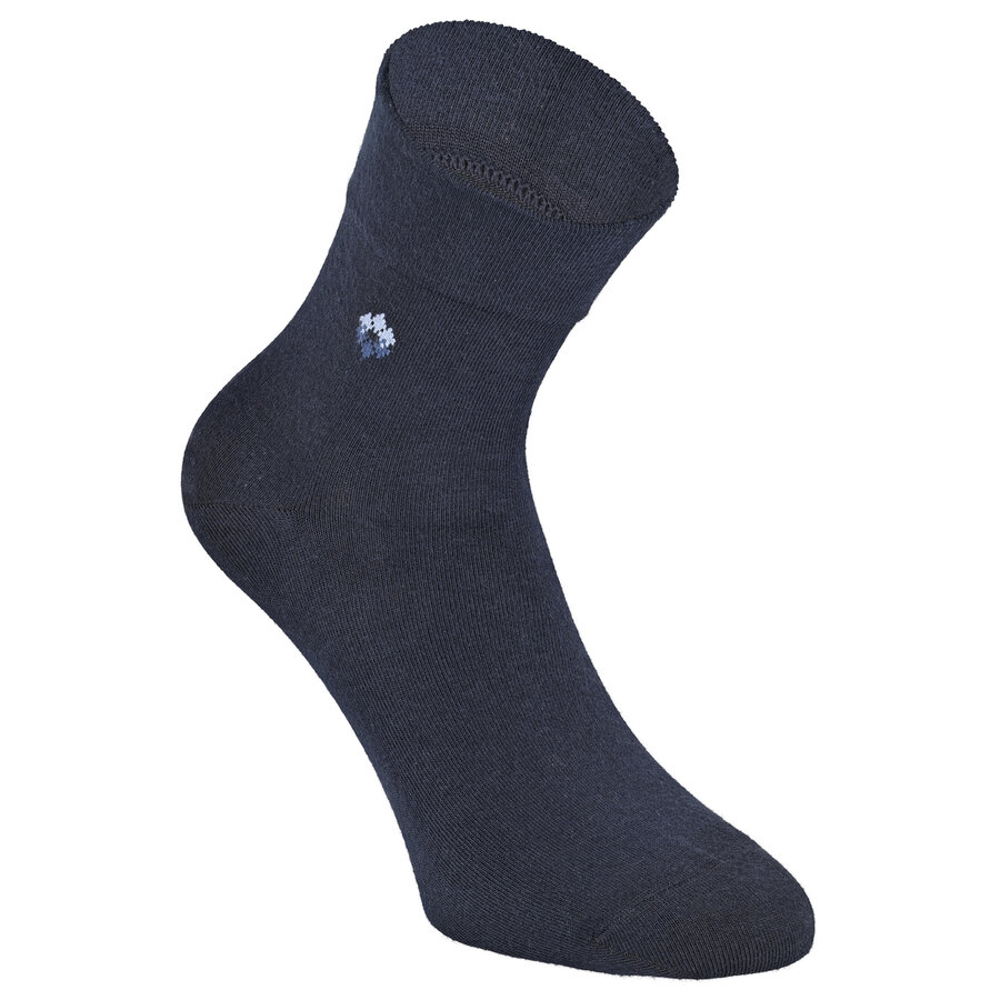 Herren Kurzsocken extra weites Bündchen navy-marine-blau - 11