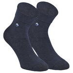 Herren Kurzsocken extra weites Bündchen navy-marine-blau - 8