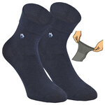Herren Kurzsocken extra weites Bündchen navy-marine-blau - 6