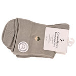 Herren Kurzsocken extra weites Bündchen oliv-grün - 2