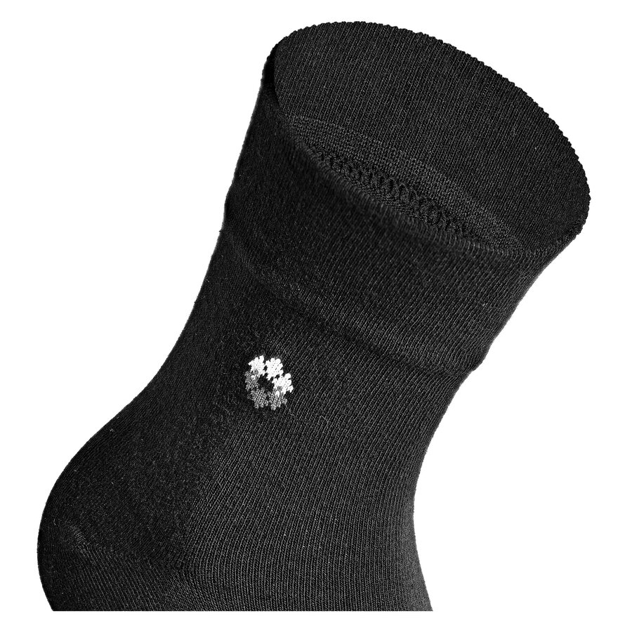 Herren Kurzsocken Bündchen extra weit schwarz - 9