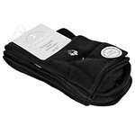 Herren Kurzsocken Bündchen extra weit schwarz - 6