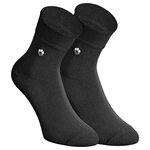 Herren Kurzsocken Bündchen extra weit schwarz - 3