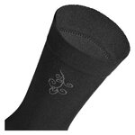 Damensocken extra breites Komfort-Bündchen und Schaft schwarz - 3