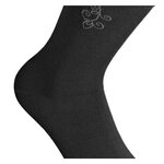 Damensocken extra breites Komfort-Bündchen und Schaft schwarz - 4