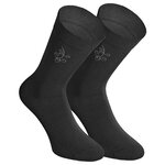 Damensocken extra breites Komfort-Bündchen und Schaft schwarz - 15