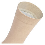Damensocken extra breites Komfort-Bündchen und Schaft beige-mix - 8