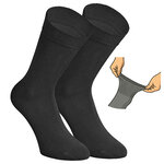 Damensocken extra breites Komfort-Bündchen und Schaft schwarz - 16
