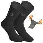 Damensocken extra breites Komfort-Bündchen und Schaft schwarz - 13