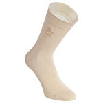 Damensocken extra breites Komfort-Bündchen und Schaft beige-mix - 28