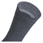 Damensocken extra breites Komfort-Bündchen und Schaft grau-anthrazit-mix - 20