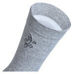 Damensocken extra breites Komfort-Bündchen und Schaft grau-anthrazit-mix - 13