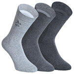 Damensocken extra breites Komfort-Bündchen und Schaft grau-anthrazit-mix - 15