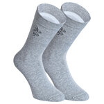 Damensocken extra breites Komfort-Bündchen und Schaft grau-anthrazit-mix - 7