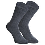 Damensocken extra breites Komfort-Bündchen und Schaft grau-anthrazit-mix - 23