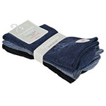 Damensocken extra breites Komfort-Bündchen und Schaft jeans-blau-mix - 4