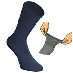 Damensocken extra breites Komfort-Bündchen und Schaft jeans-blau-mix - 10