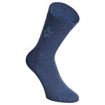 Damensocken extra breites Komfort-Bündchen und Schaft jeans-blau-mix - 6