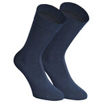 Damensocken extra breites Komfort-Bündchen und Schaft jeans-blau-mix - 23