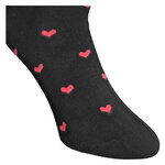 Herzen Socken schwarz - 13